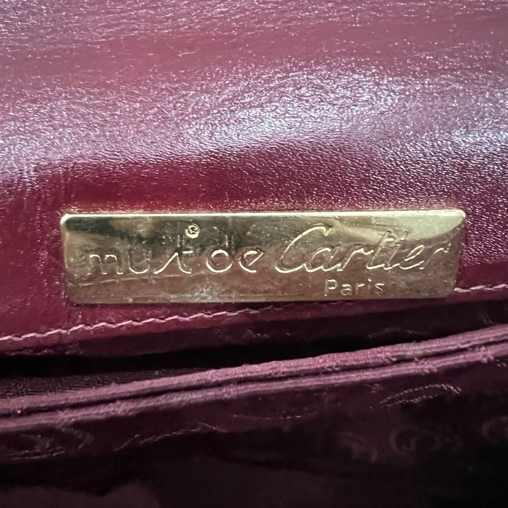 CARTIER Leather Shoulder Bag - Picture 8 of 11